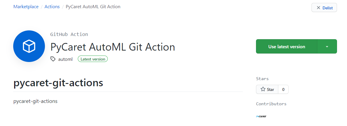 GitHub Action — 使用最新版本