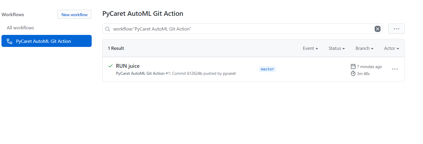 GitHub Action — 工作流程