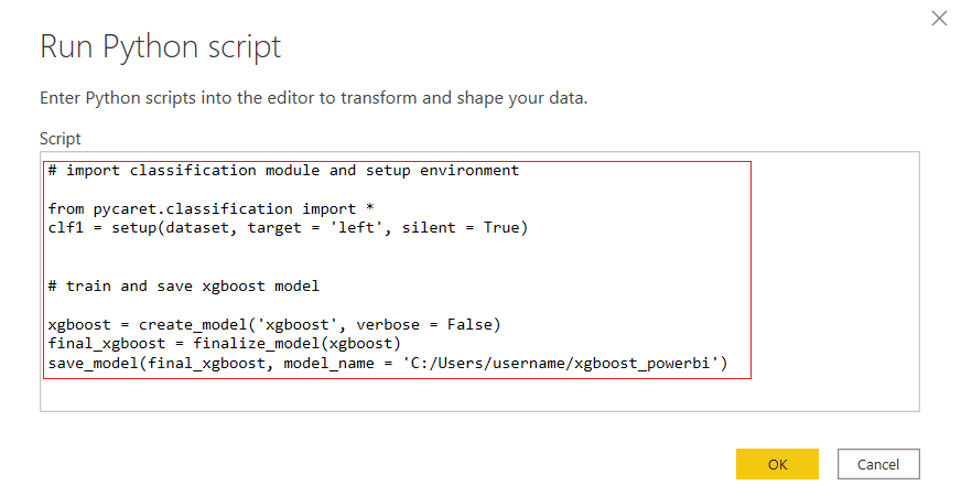 Power Query Editor (转换 → 运行 Python 脚本)