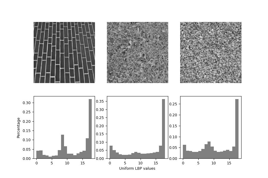 plot local binary pattern