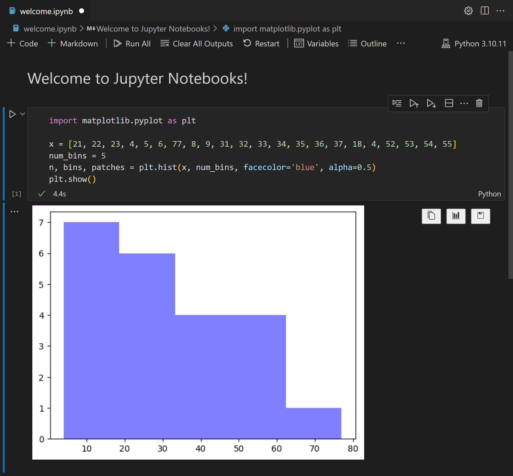 VS Code 中 Jupyter Notebooks 的预览