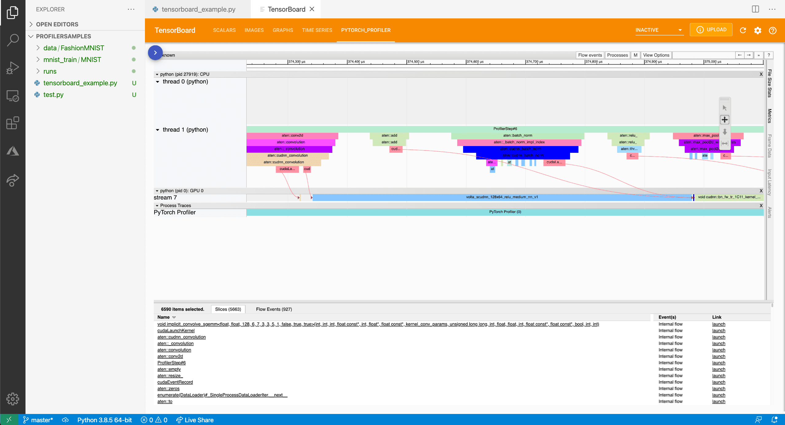 PyTorch Profiler 与 VS Code 的集成