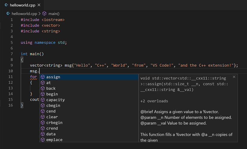 C++语言特性