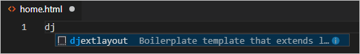 Django教程：djextlayout代码片段的自动补全