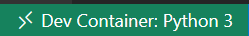 VS Code 左下角显示的 Dev Containers 指示器