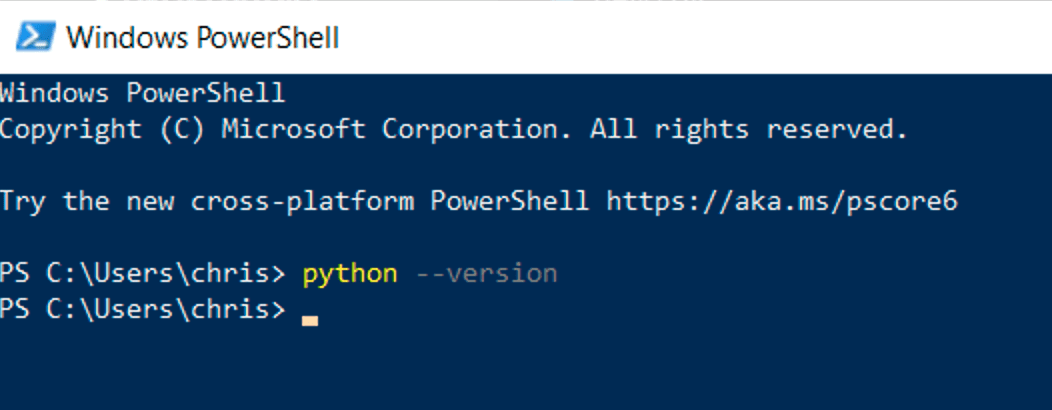 Windows上没有Python