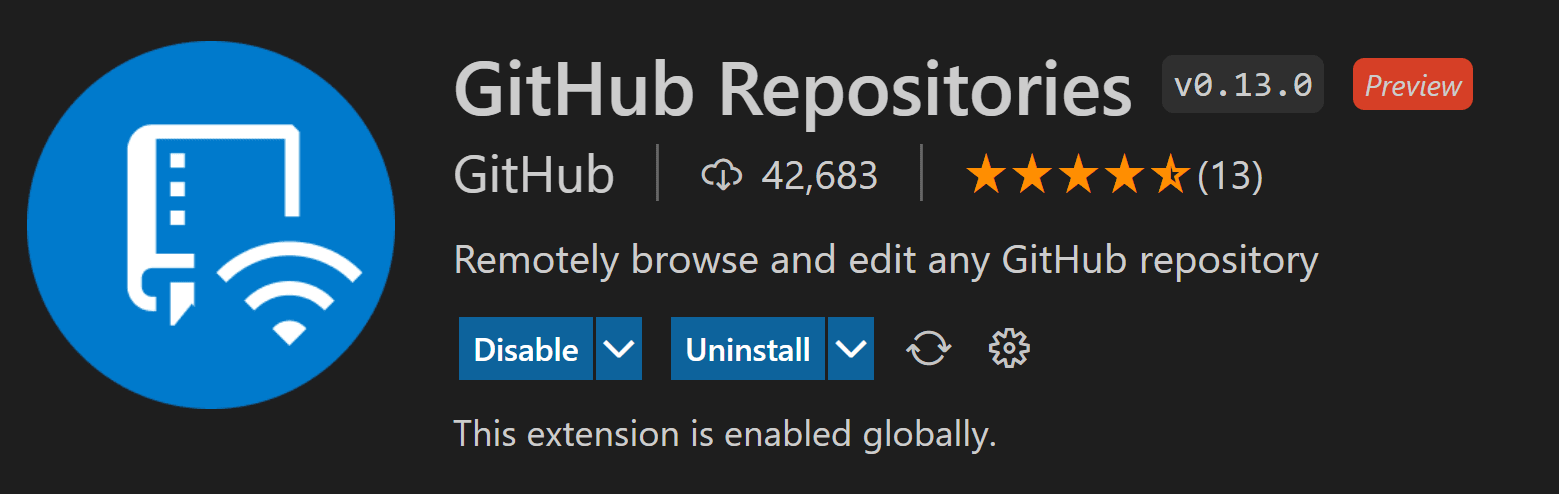 GitHub 仓库扩展